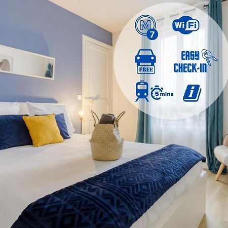 Metro 7 - Gare C - Parking Private- Easy Check-In Apartment Ivry-sur-Seine Ngoại thất bức ảnh